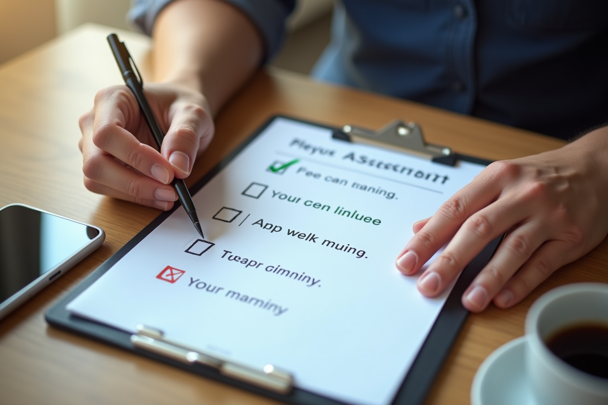 Mains tenant une checklist d evaluation de formation